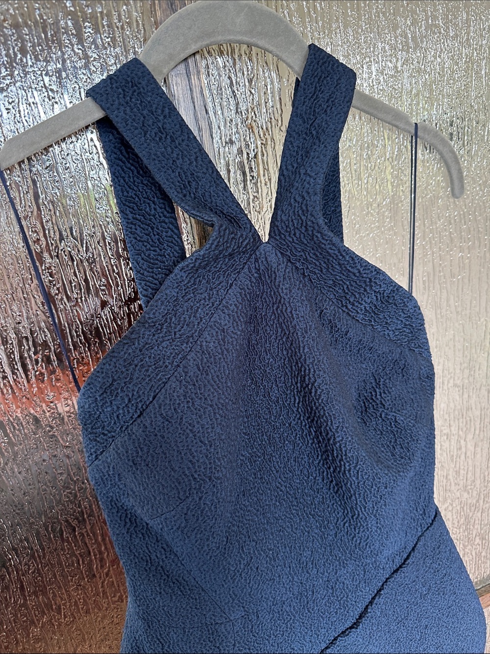 Antonio Berardi Navy Halter Asymmetrical Dress size 38 or US 2. - Picture 7 of 13